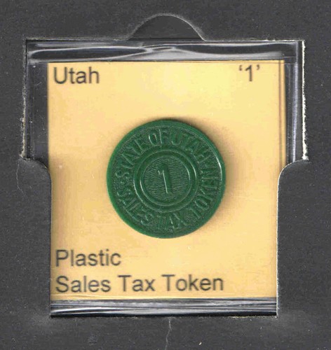Utah plastic sales tax - '1',