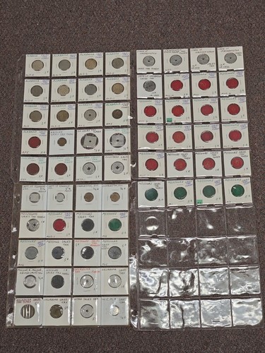 Lot sales tax tokens - 64,
